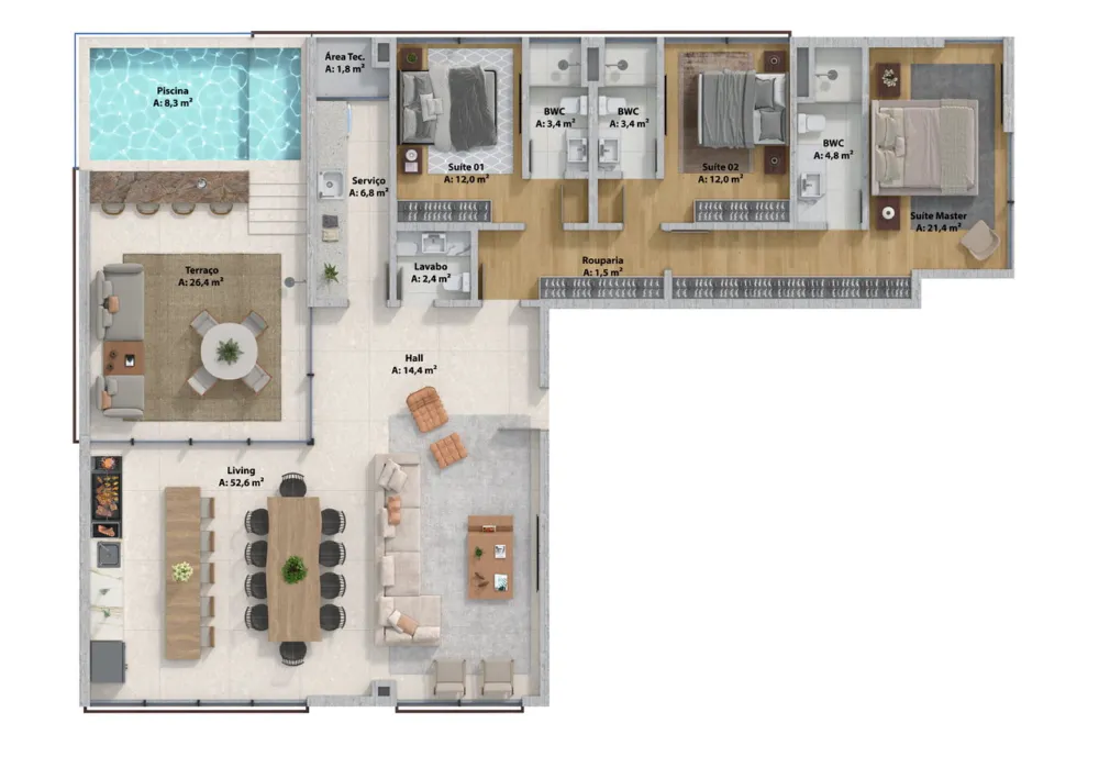 Apartamento para reserva no bairro Praia do Estaleiro em Balneário Camboriú